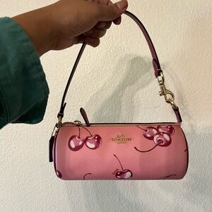 Coach cherry bag limited edition never used